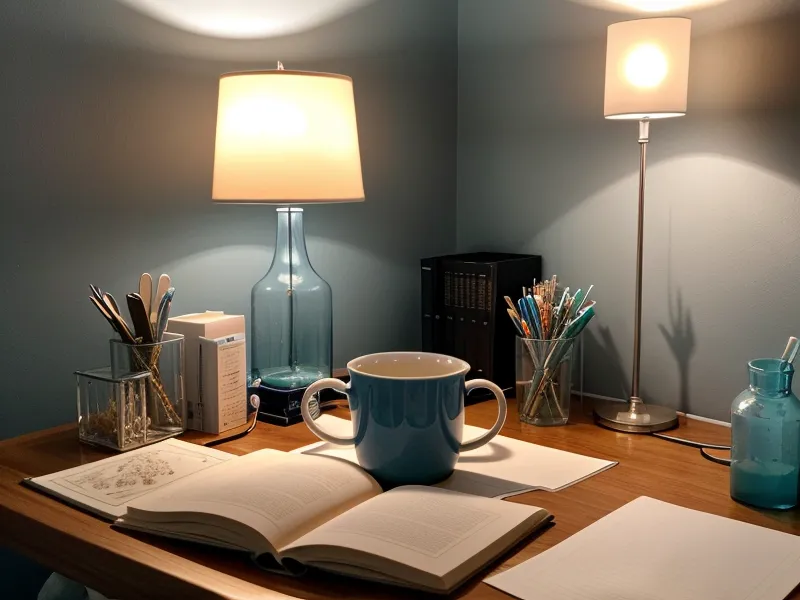 A coffee cup beside a laptop, illustrating caffeine cutoff timing for sleep optimization on high-stress workdays