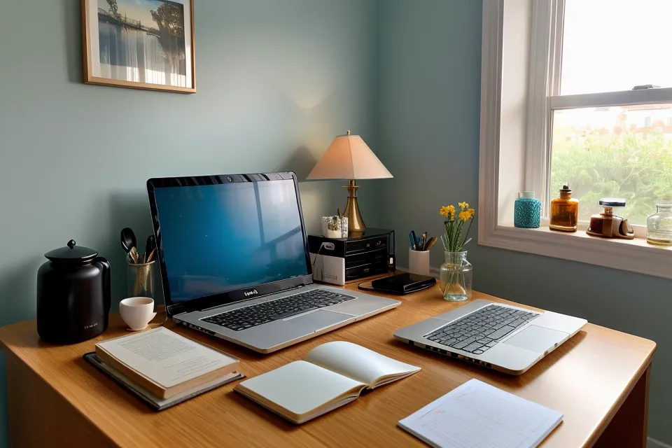 A disciplined weekend sleep routine setup, part of a work-life balance approach to sleep debt recovery