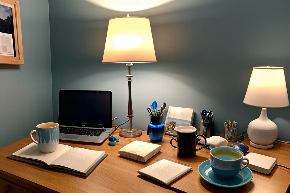 Weighted blanket and blue-light-blocking glasses used to lower cortisol and improve sleep quality