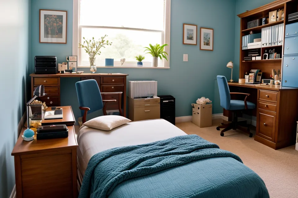 Hand resting on a heavy linen duvet in a cool 65-degree bedroom for better sleep