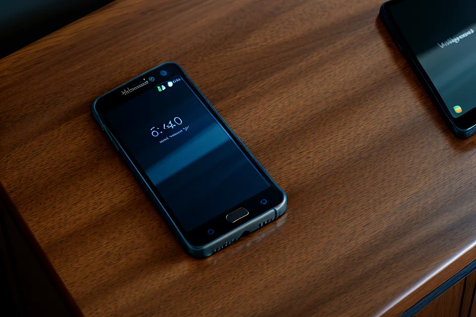 Phone lighting up with late-night work notifications, the sleep optimization struggle behind a busy professional's work-life balance