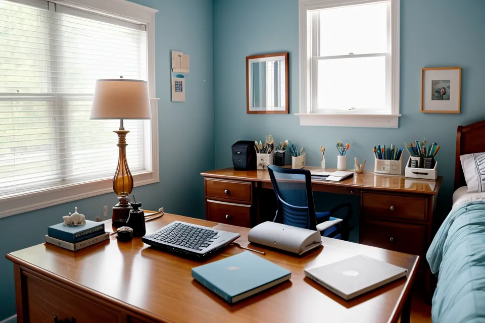 Marketing professional placing her phone in a drawer before bed, a stress management habit supporting professional wellness